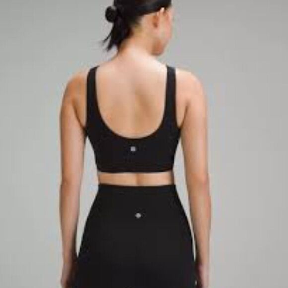 Lululemon SmoothCover Front Cut-Out Yoga Bra Women's 12 - Picture 3 of 10